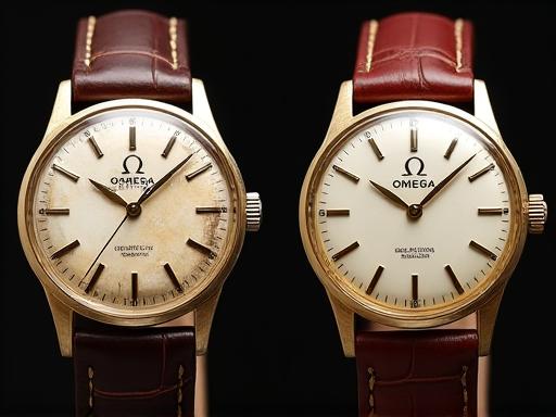 Restauración Omega vintage antes y después