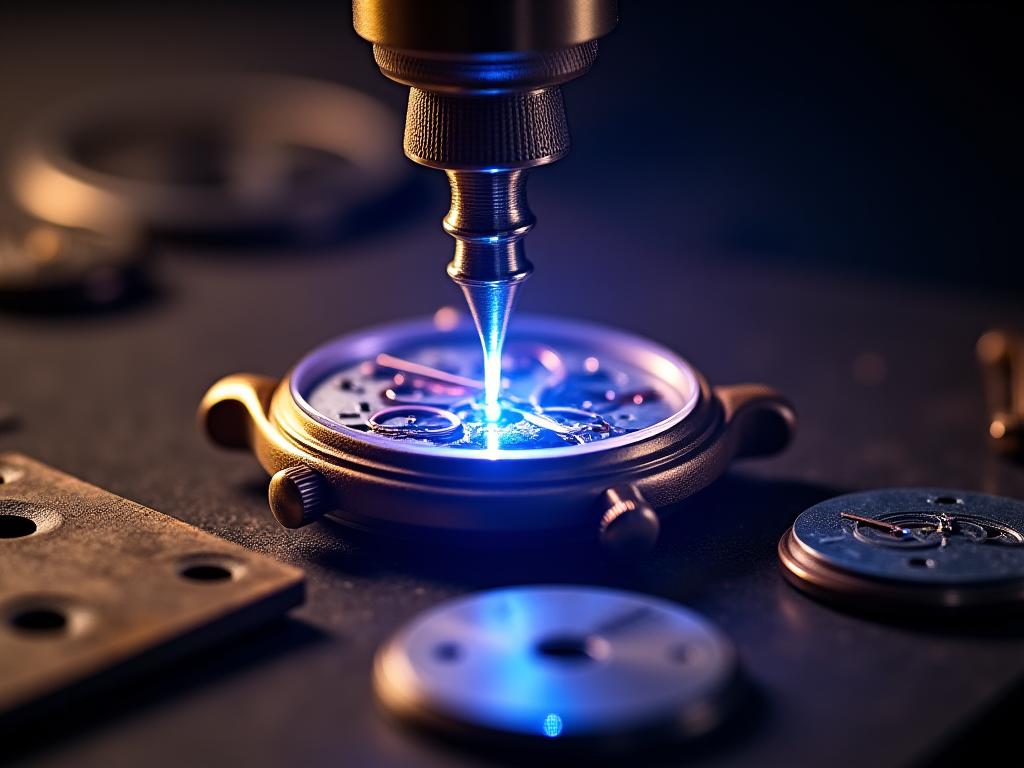 Restauración de reloj vintage con soldadura láser y técnicas especializadas